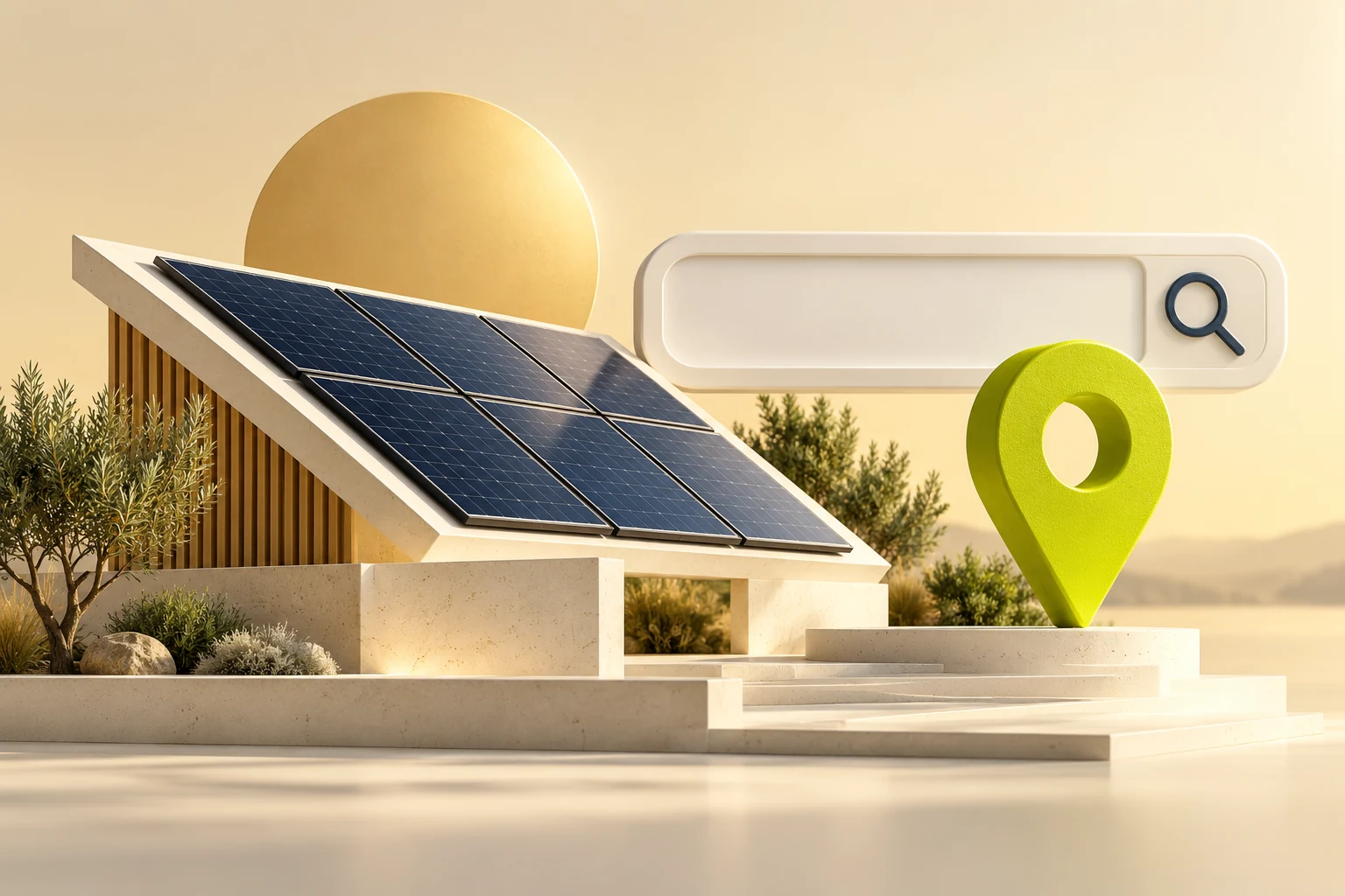 Solar and local search illustration